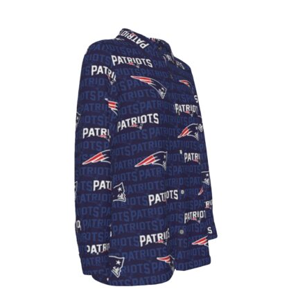 New England Patriots Zubaz All-Over Print Women's Elastic-Back Shirt