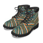 Miami Dolphins Zubaz All-Over Print Men's Short Boots - Image 8