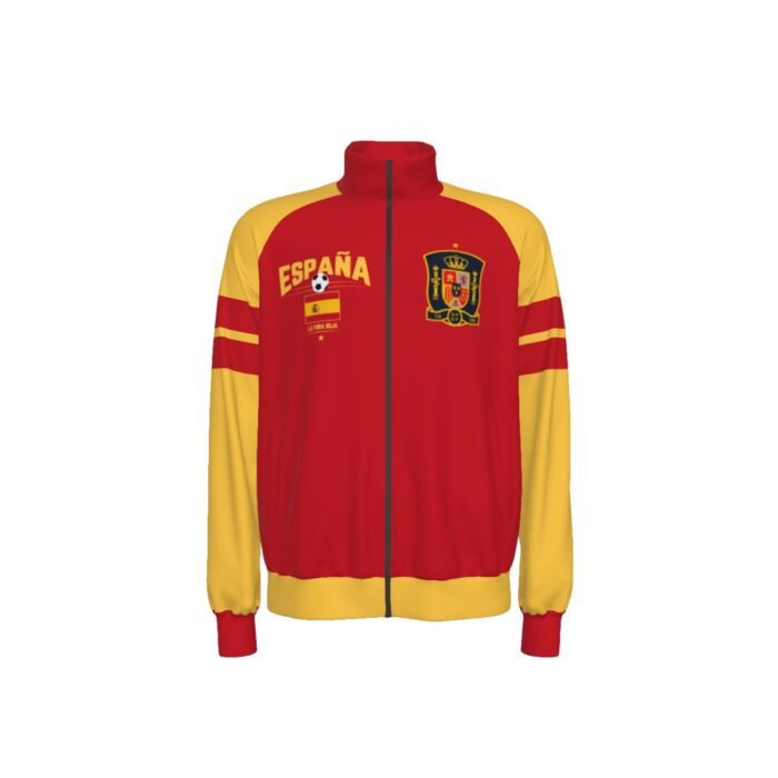 Spain national football team  Stand Collar Jacket - Image 4