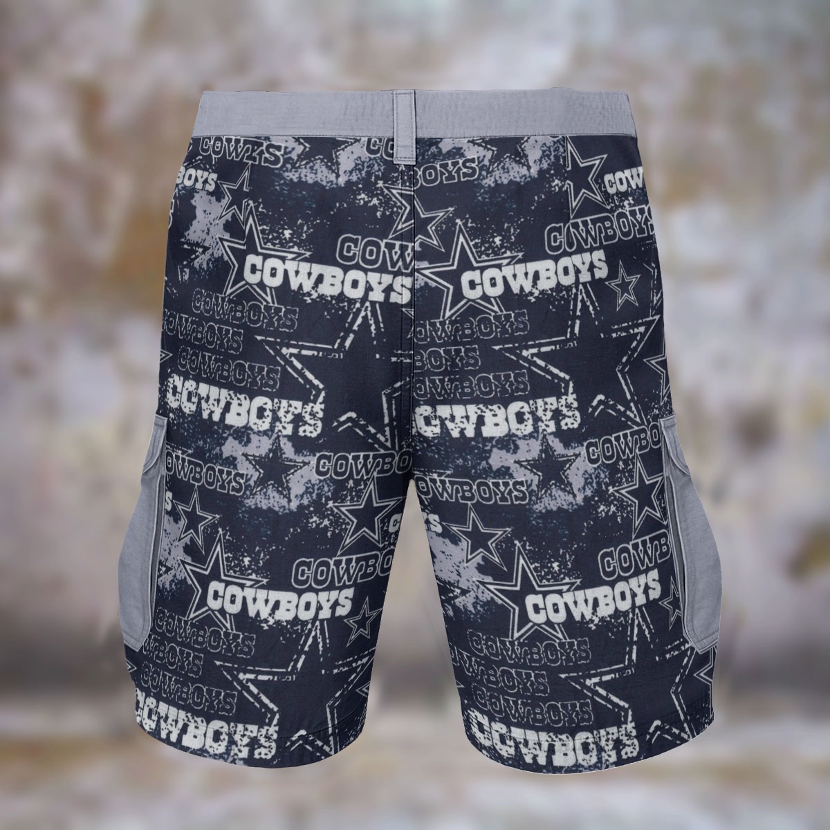 Dallas Cowboys navy Cargo Shorts - Image 3