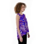 Buffalo Bills Zubaz All-Over Print Women's Loose Tank Top - Image 2