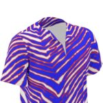 Buffalo Bills Zubaz All-Over Print  Men's African Dashiki Shirt - Image 2