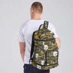 Pittsburgh Steelers Zubaz All-Over Print Multifunctional Backpack - Image 2