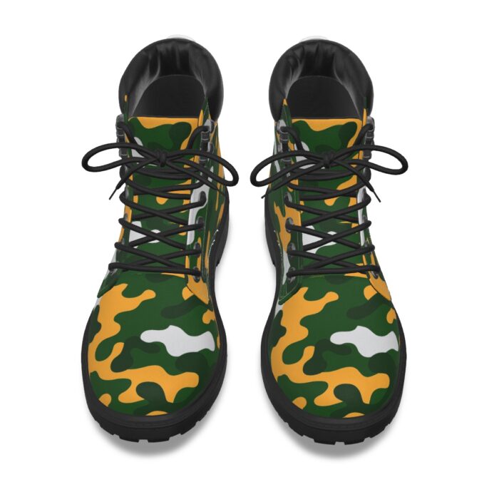 Green Bay Packers All-Over Print Men's Short Boots - Image 10
