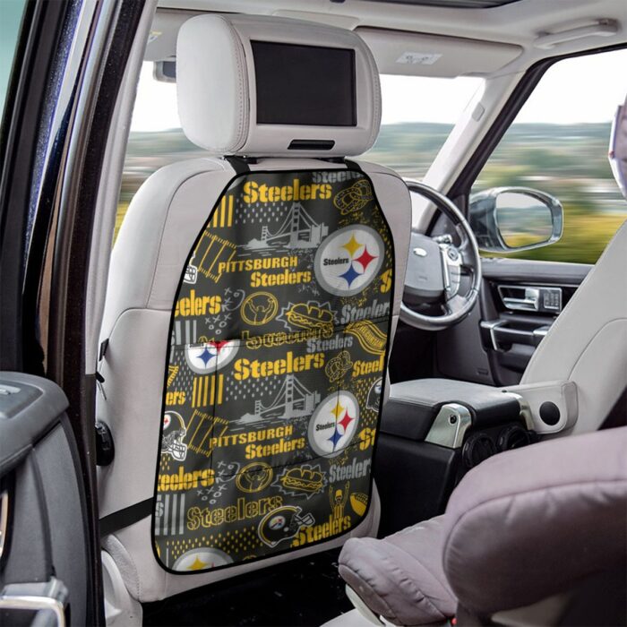 Pittsburgh Steelers Zubaz Car Seat Back Storage Bag - Image 5