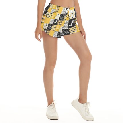 Pittsburgh Steelers All-Over Print Women's Beach Shorts
