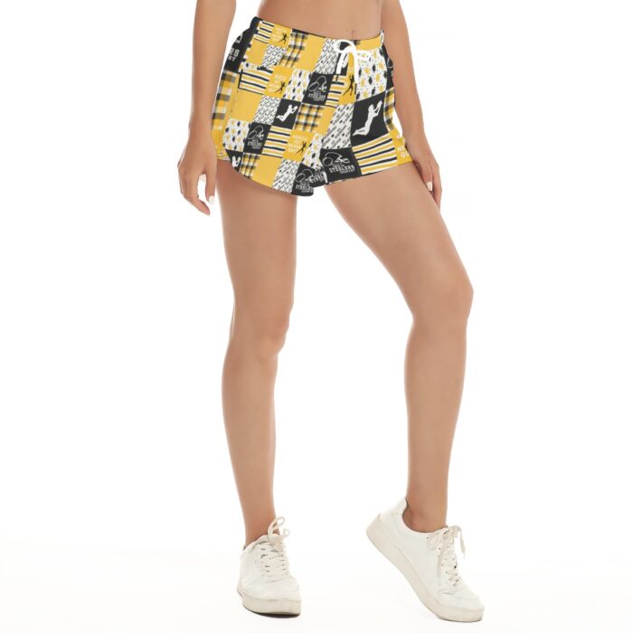 Pittsburgh Steelers All-Over Print Women's Beach Shorts - Image 1
