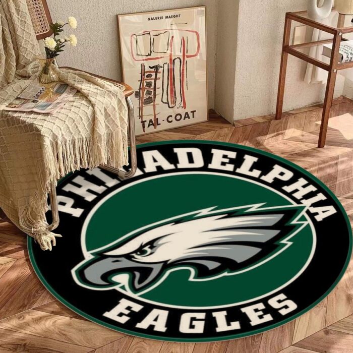 Philadelphia Eagles Zubaz Foldable round mat - Image 1