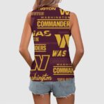 Washington Commanders Women's Sleeveless V-Neck Tank Top - Image 2