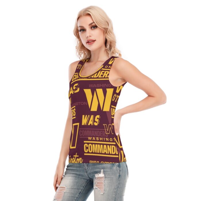 Washington Commanders Women's Skinny Sport Tank Top - Image 3