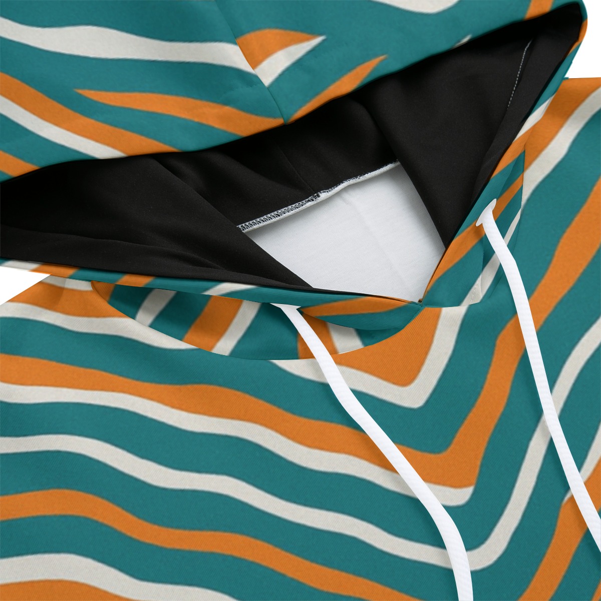 Miami Dolphins Zubaz All-Over Print Men's Pullover Hoodie | Interlock - Image 3