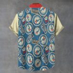 Philadelphia 76ers Men's Stand Collar Shirt|110GSM Imitation Flax - Image 2