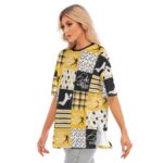 Pittsburgh Steelers  Women's T-shirt With Hem Split