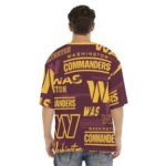 Washington Commanders Men's Raglan Short Sleeve T-Shirt|180GSM COTTON - Image 4