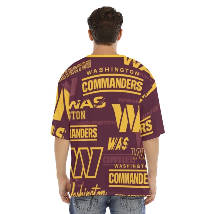 Washington Commanders Men's Raglan Short Sleeve T-Shirt|180GSM COTTON - Image 4