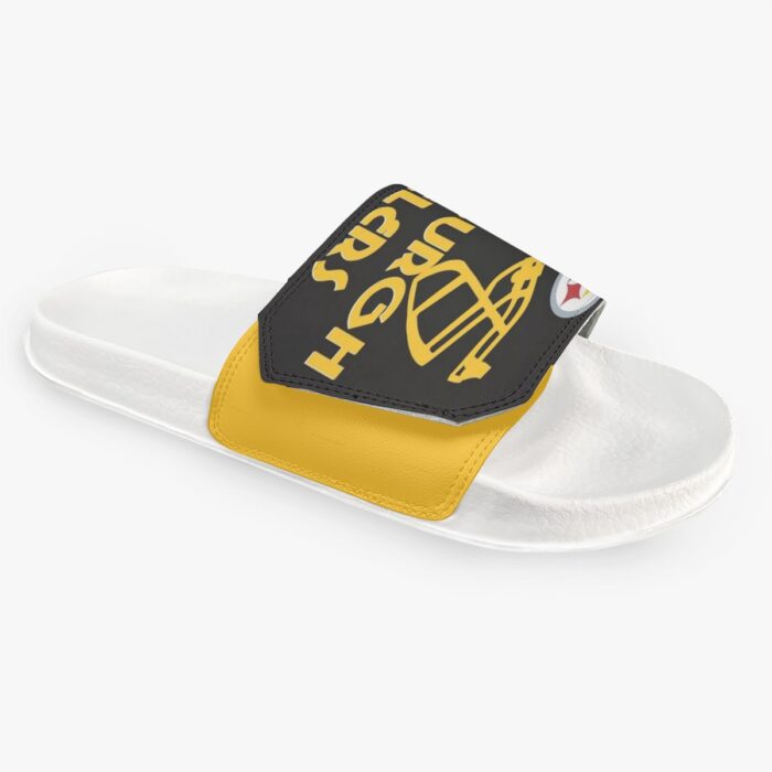 Pittsburgh Steelers Zubaz Men's Velcro Slippers - Image 10