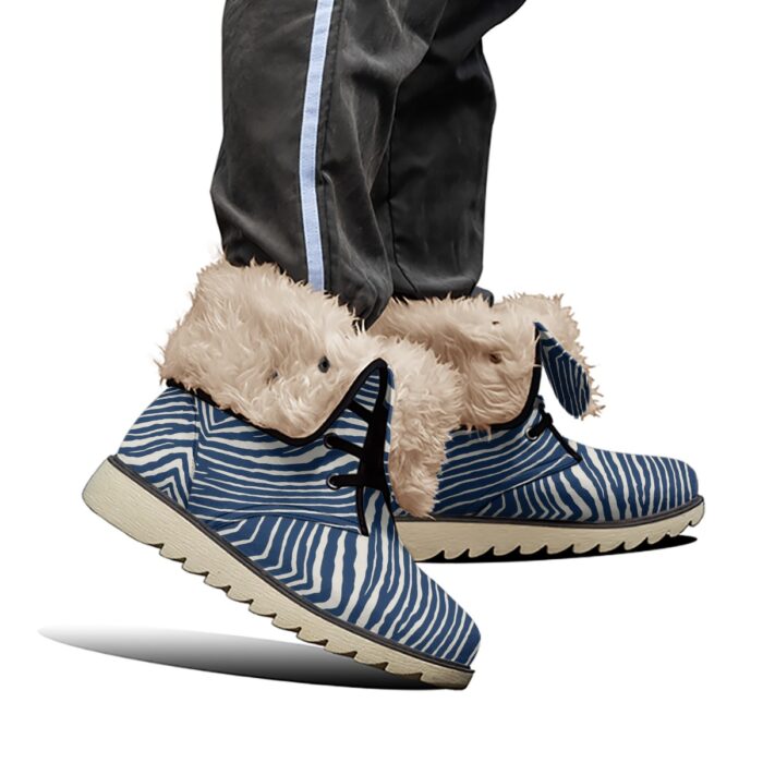 Dallas Cowboys Zubaz All-Over Print Women's Plush Boots - Image 3