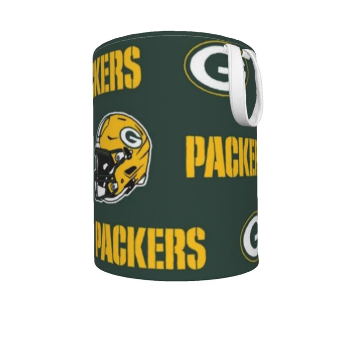 Green Bay Packers All-Over Print Foldable Laundry Basket - Image 3