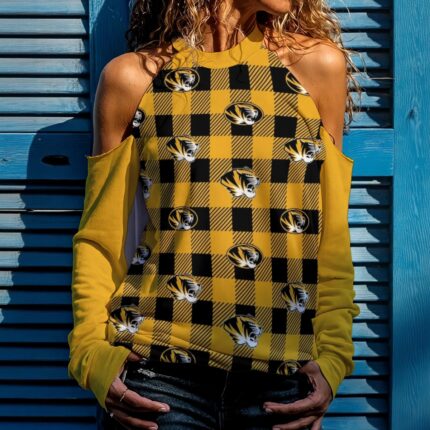 Missouri - Tigers Women's Cold Shoulder Sweatirt