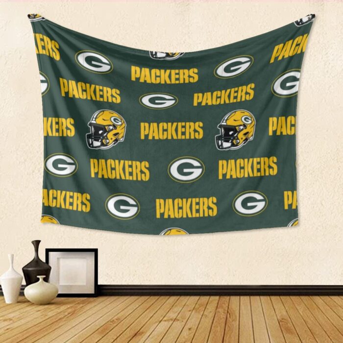 Green Bay Packers Single-Side Print Tapestry - Image 1