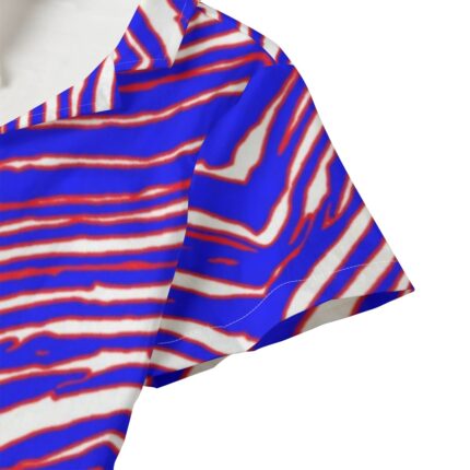 Buffalo Bills Zubaz All-Over Print Kid's Hawaiian Vacation Shirt | 115GSM Cotton poplin