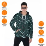 Philadelphia Eagles Zubaz All-Over Print Men's Heavy Fleece Zip Up Hoodie - Image 6