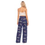 New England Patriots Zubaz All-Over Print Women's Waist Fungus Edge Wide-leg Pants - Image 2
