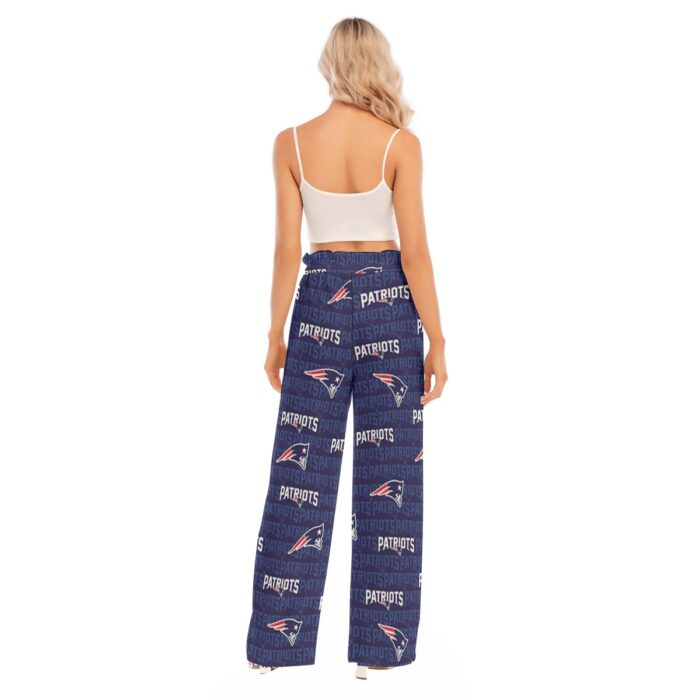 New England Patriots Zubaz All-Over Print Women's Waist Fungus Edge Wide-leg Pants - Image 2