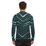 Philadelphia Eagles Zubaz All-Over Print Men's Long Sleeve Tight surf clothing - Image 3