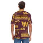 Washington Commanders  Men's O-neck Short Sleeve T-shirt - Image 3