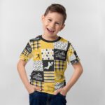 Pittsburgh Steelers Zubaz All-Over Print Kid's T-Shirt - Image 2