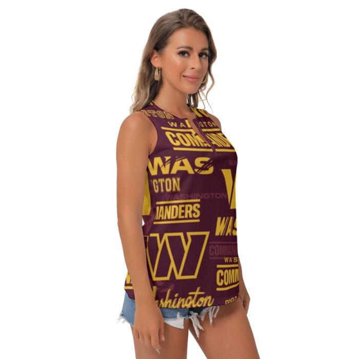 Washington Commanders Women's Sleeveless V-Neck Top - Image 3