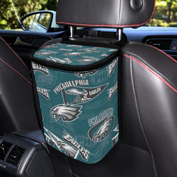 Philadelphia Eagles Zubaz Car Hanging Trash Bin - Image 6