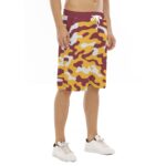 Washington Commanders camo Men's Tether Loose Shorts - Image 3
