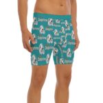 Miami Dolphins Zubaz All-Over Print Men's Long Boxer Briefs - Image 4
