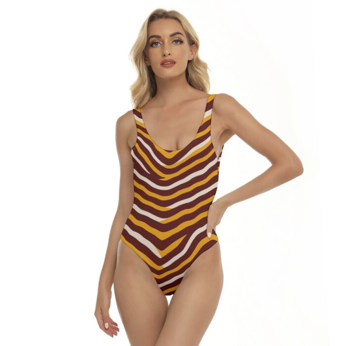 Washington Commanders zubaz Women's One-piece Swimsuit - Image 4