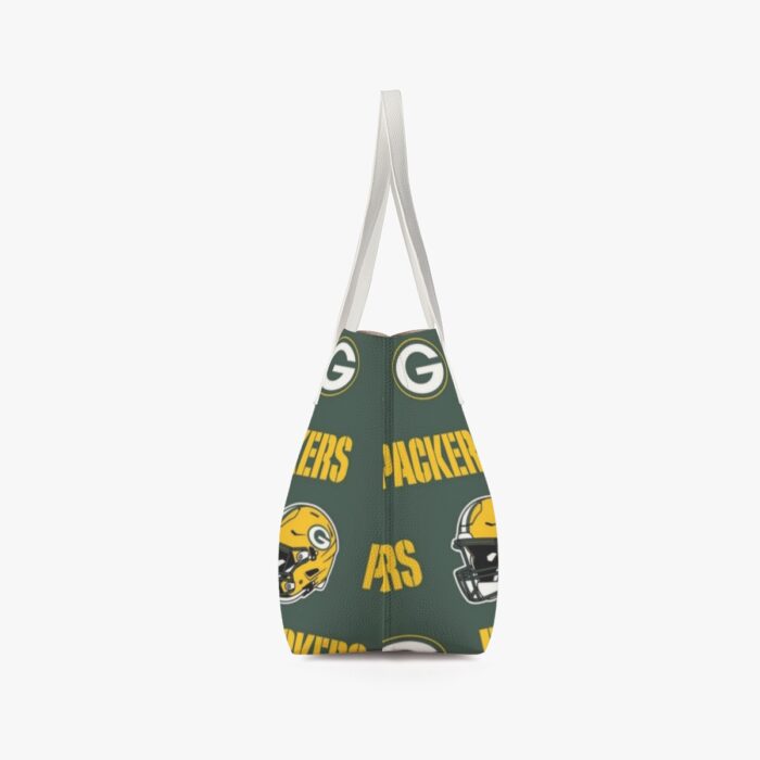 Green Bay Packers Stylish PU Leather Tote Bag - Image 2