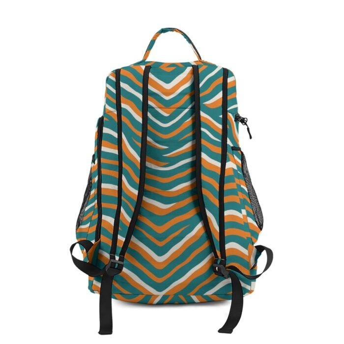 Miami Dolphins Zubaz All-Over Print Multifunctional Backpack - Image 1