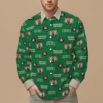 Boston Celtics Men's Slim Fit Long Sleeve Shirt