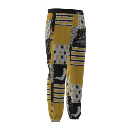 Pittsburgh Steelers Zubaz All-Over Print Unisex Textured Casual Pants