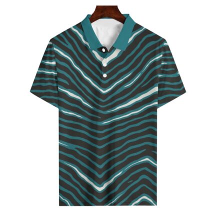 Philadelphia Eagles Zubaz All-Over Print Men's Polo Shirt | 180GSM