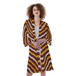 Washington Commanders Zubaz Women's Satin Kimono Robe