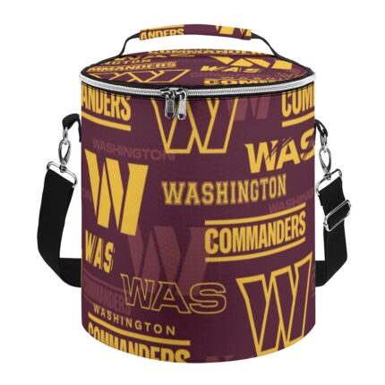 Washington Commanders  Insulated Cylinder Cooler Bag