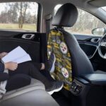 Pittsburgh Steelers Zubaz Car Seat Back Storage Bag - Image 4