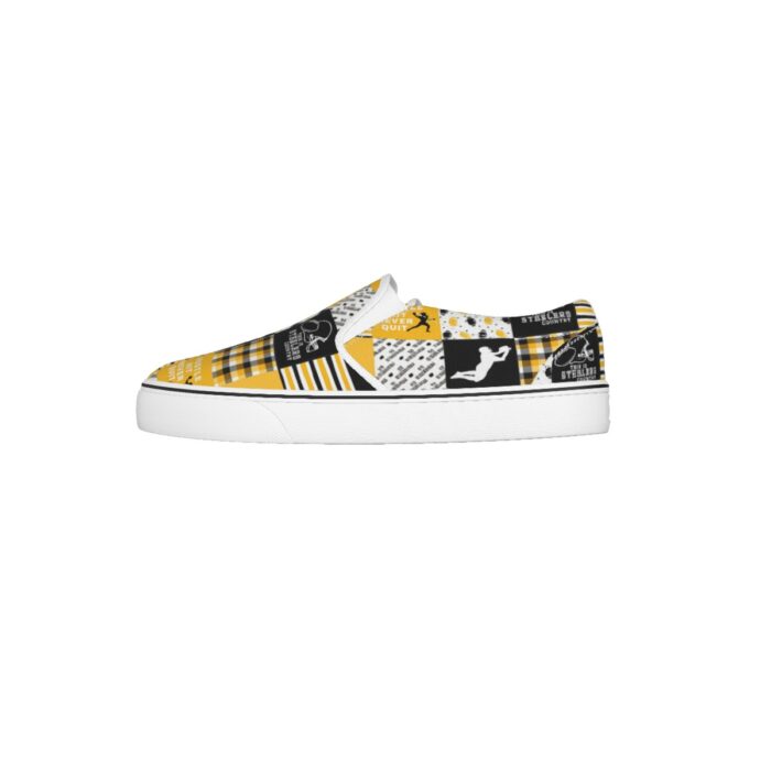 Pittsburgh Steelers Zubaz Women's Slip On Sneakers - Image 2