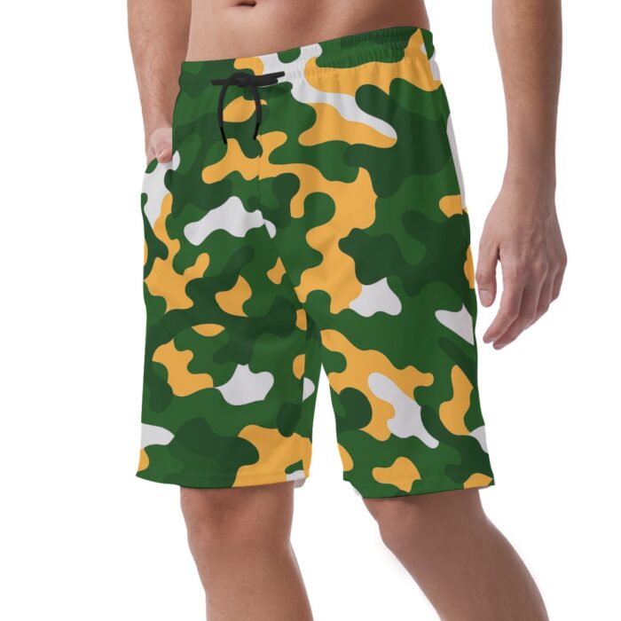 Green Bay Packers All-Over Print Men's Casual Short Pants - Image 4