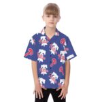 Philadelphia Phillies Kid's Hawaiian Vacation Shirt