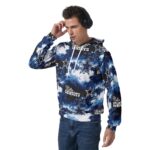 Dallas Cowboys Zubaz All-Over Print Men's Raglan Pullover Hoodie - Image 4