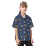Utah Jazz Kid's Hawaiian Vacation Shirt - Image 2