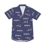 New England Patriots All-Over Print Men's Deep V-neck Short Sleeve T-shirt - Image 4